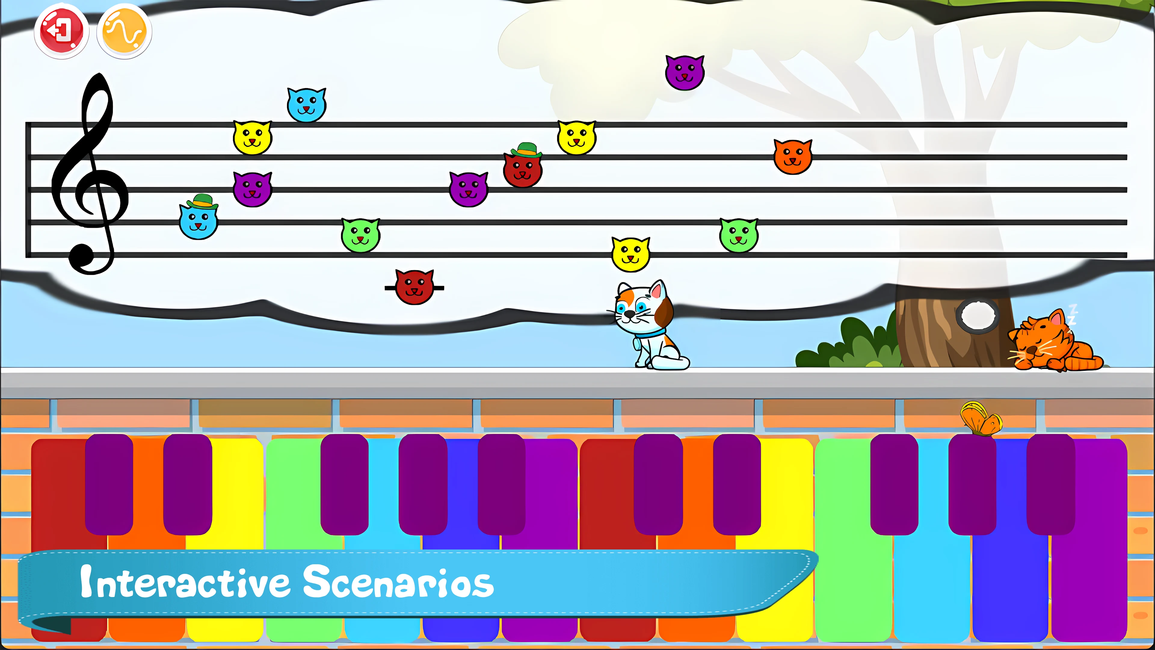 Cat Piano Meow screenshot