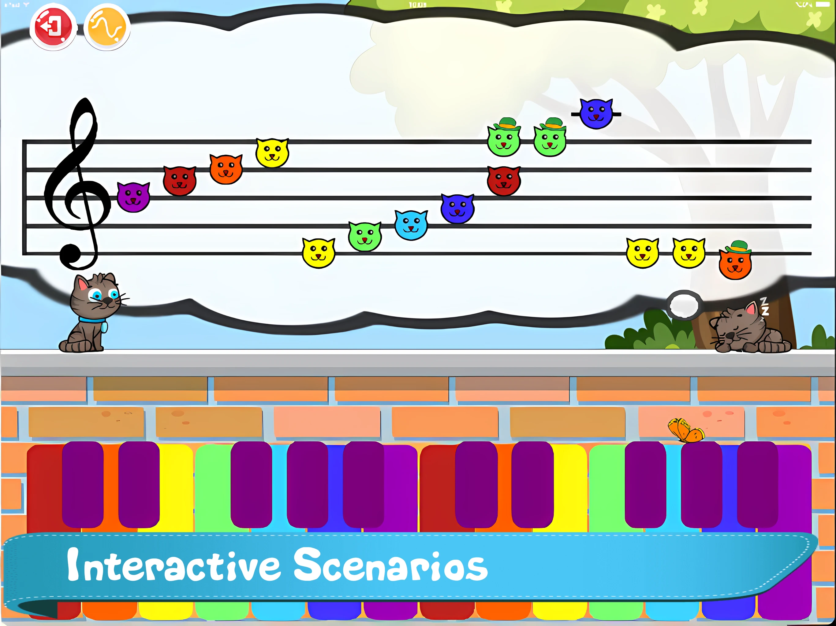 Cat Piano Meow screenshot