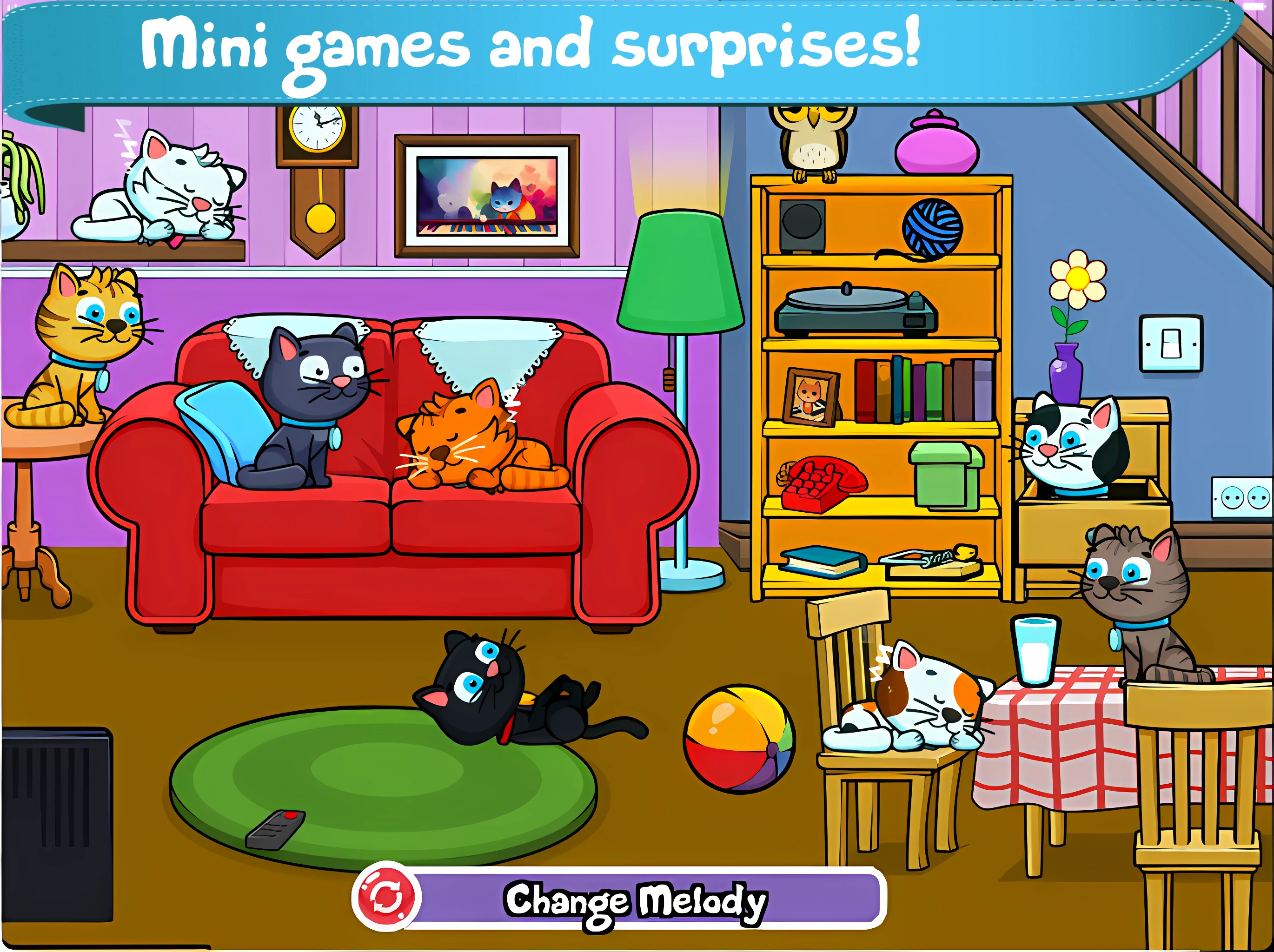 Cat Piano Meow screenshot